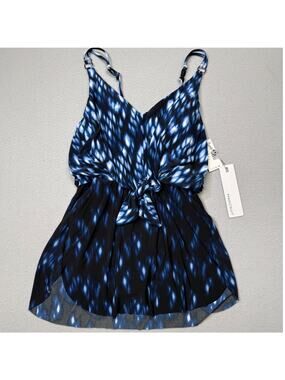 Magicsuit Women's Indio Kami Swim Dress Blue 10 $186